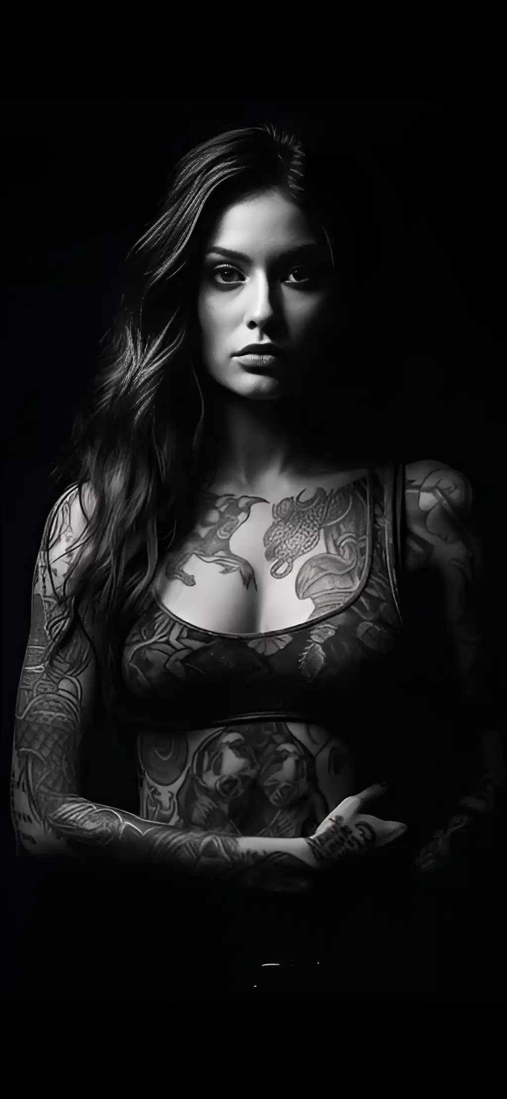 Dark Gothic Female Portrait Wallpaper